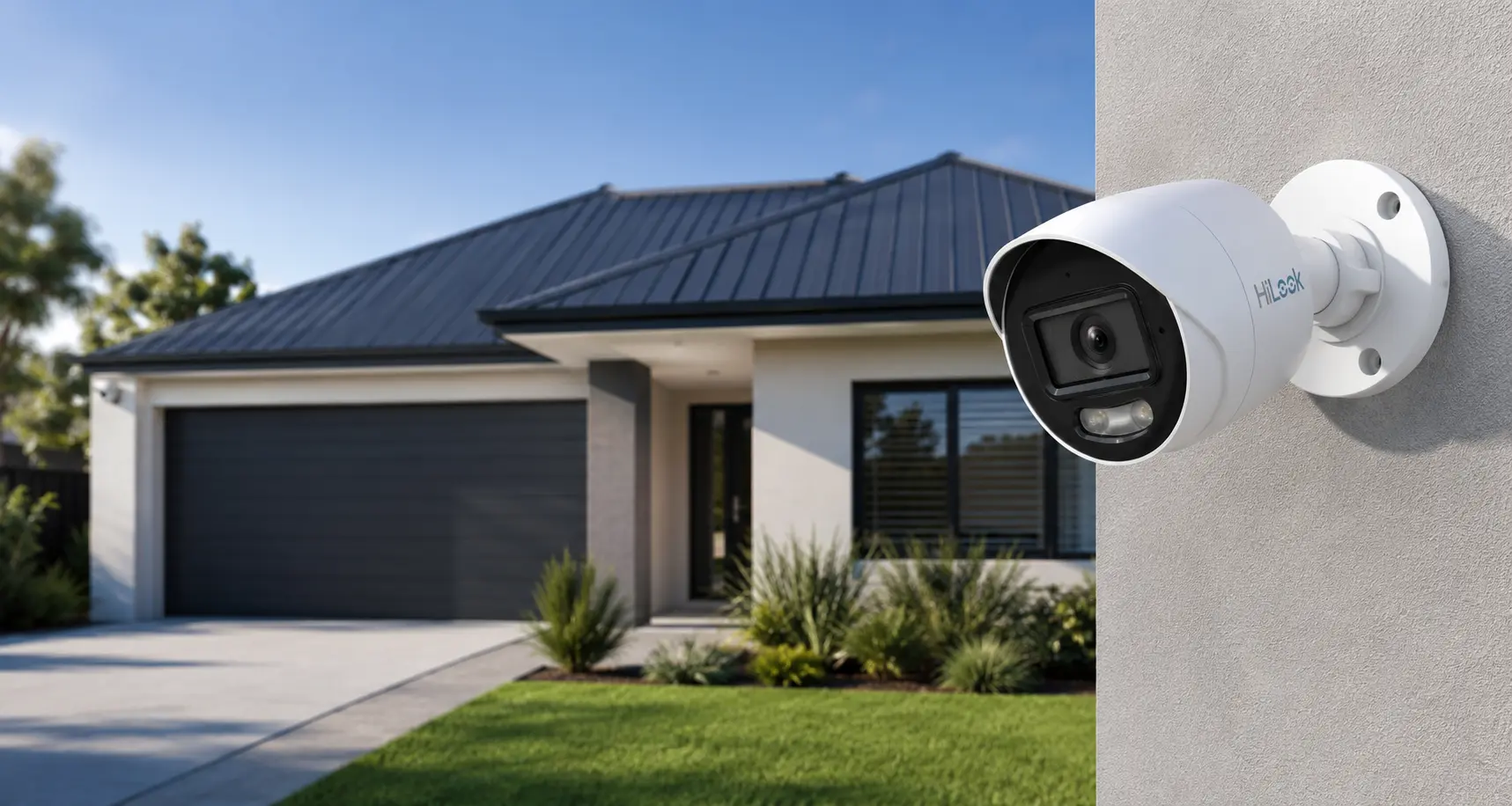 HiLook home CCTV security illustration